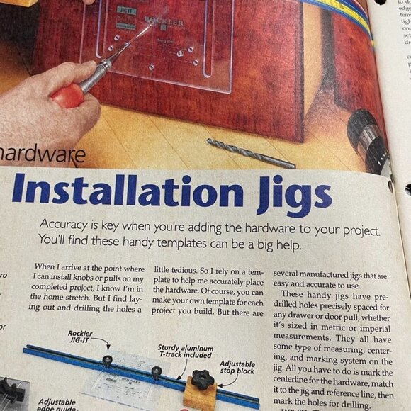 Woodsmith Woodworking Magazine u Vol 194 Issue 33 Apr Mar 2011 Tips Technique - Picture 7 of 9